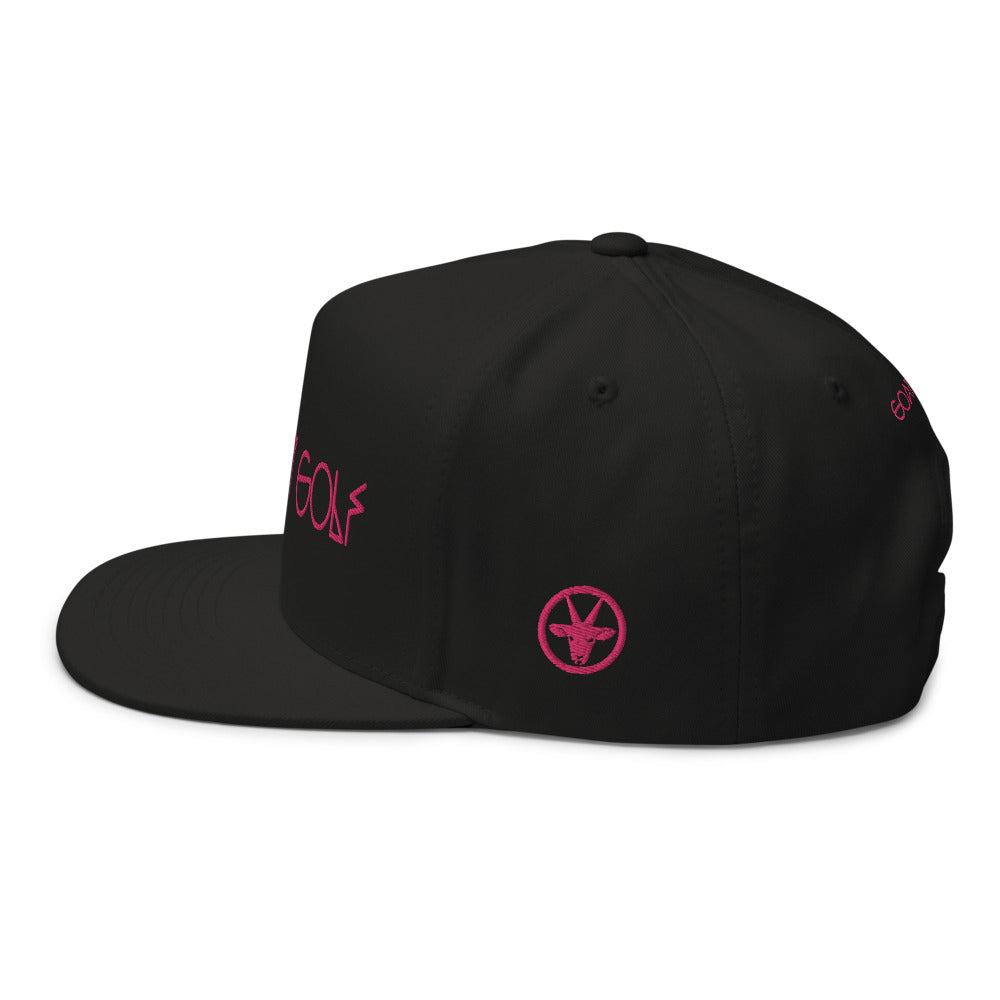 Goat Golf Pink - Snapback Hat