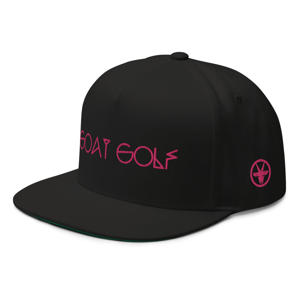 Goat Golf Pink - Snapback Hat
