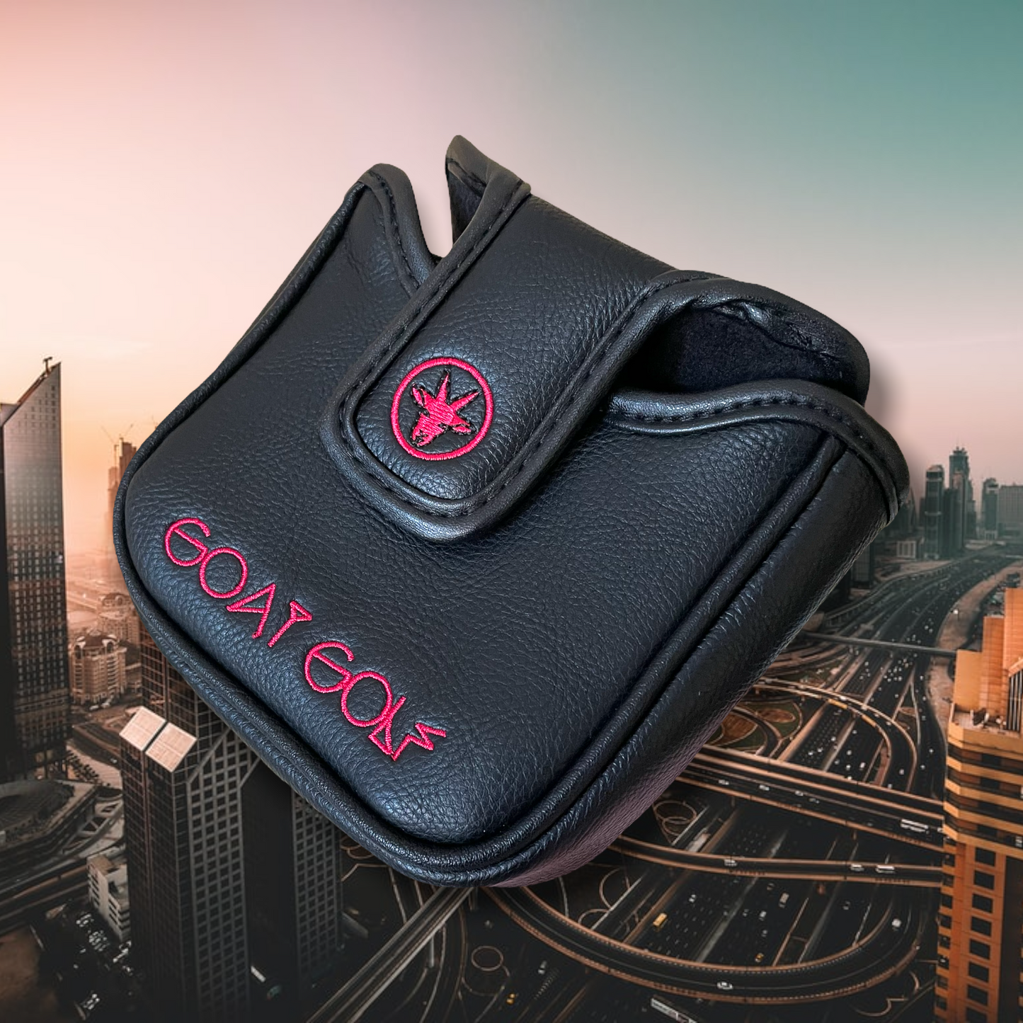 Pink Goat - Mallet Putter Cover