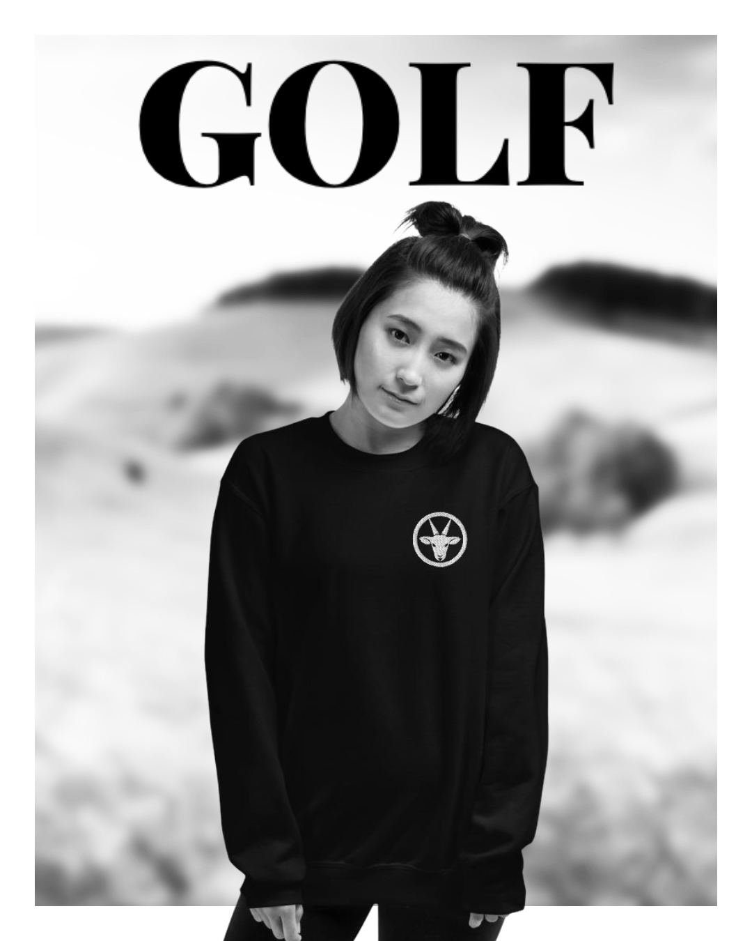 Stealthy Goat - Black Sweatshirt