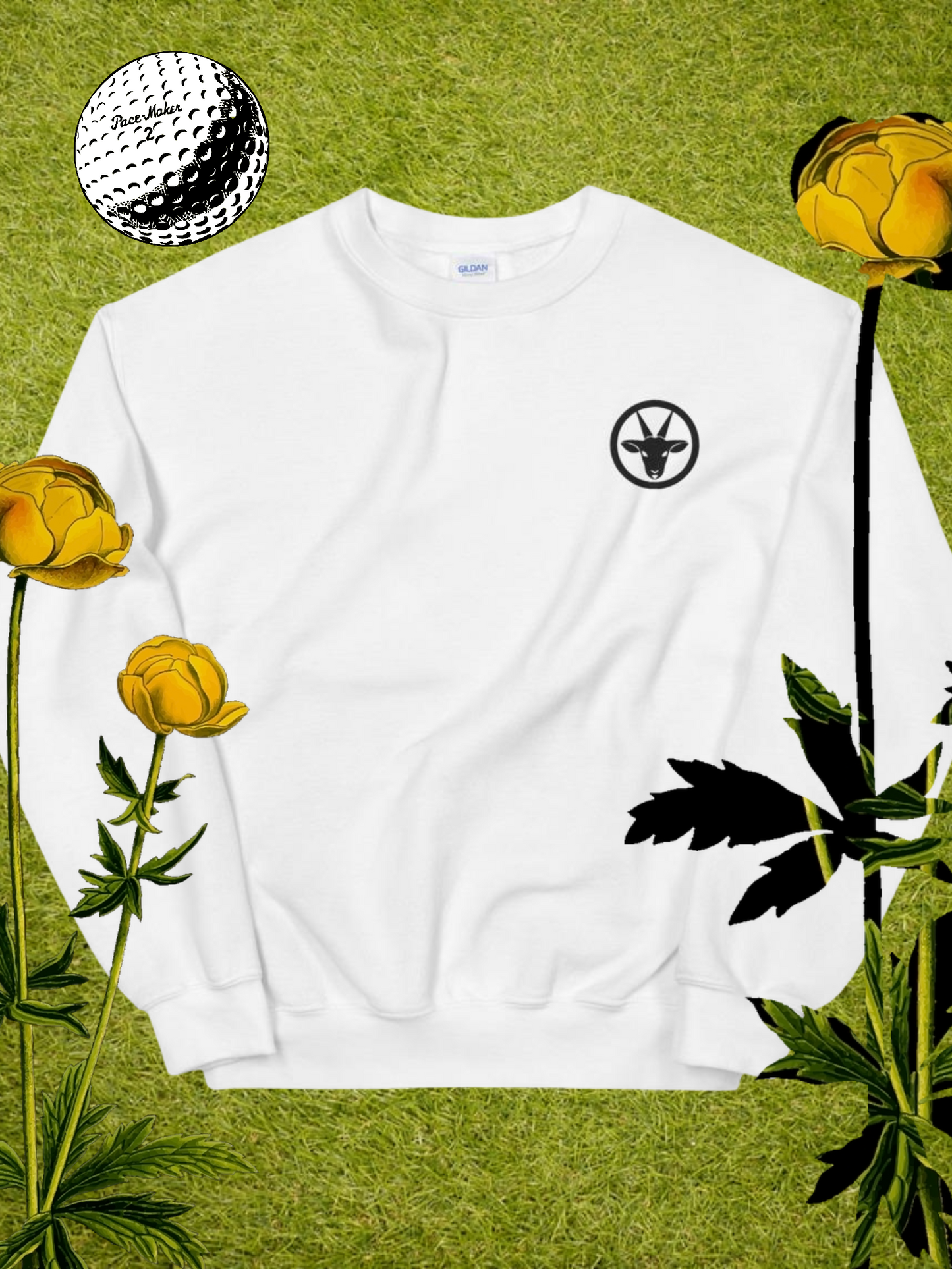 Stealthy Goat - White Sweatshirt