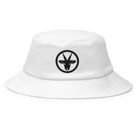 Stealthy Goat - White Bucket Hat