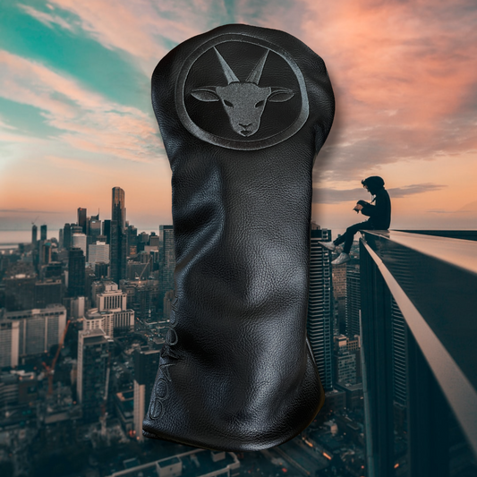 Stealthy Goat - Black Driver Headcover