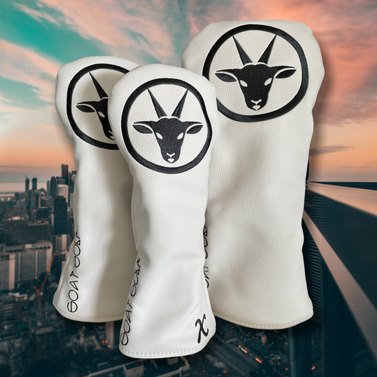 Stealthy Goat - White Set of 3 Headcovers